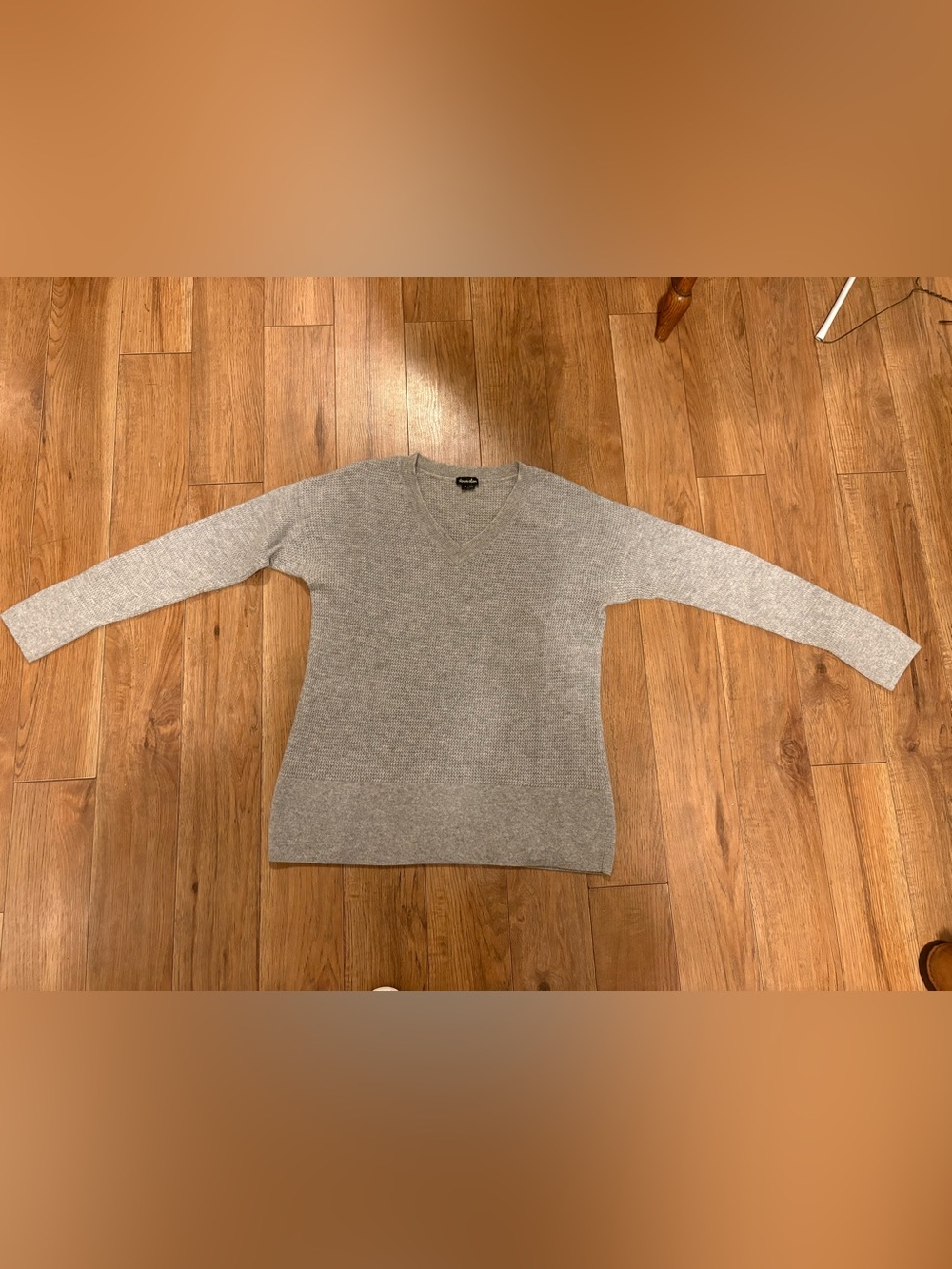 Steven Alan Cashmere Women's V-Neck Sweater - Light Gray